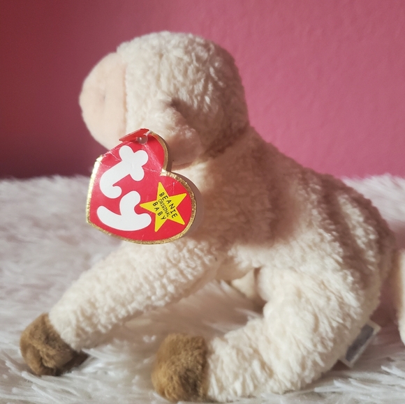 Ty Beanie Babies Ewey The Lamb - Picture 4 of 7